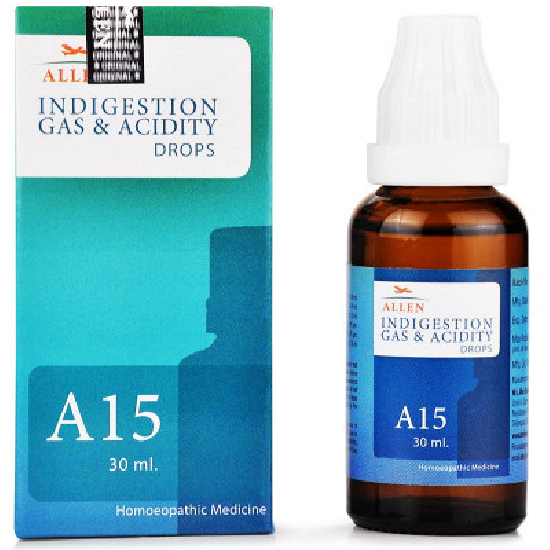 Allen A15 Indigestion Gas & Acidity Drops (30ml)