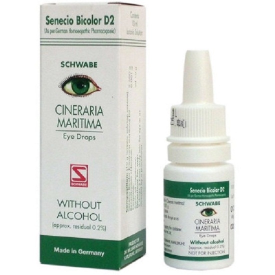 Dr. Willmar Schwabe Germany Cineraria Maritima Eye Drops (Without Alcohol) (10ml)