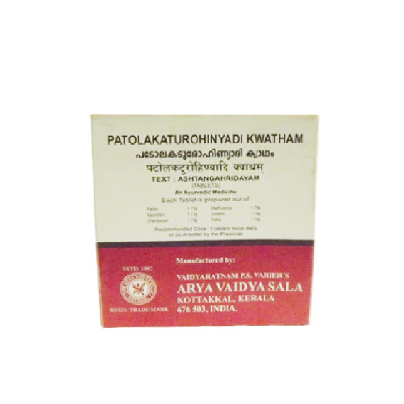 Kottakkal Ayurveda Patolakaturohinyadi Kwatham 100 Tablet