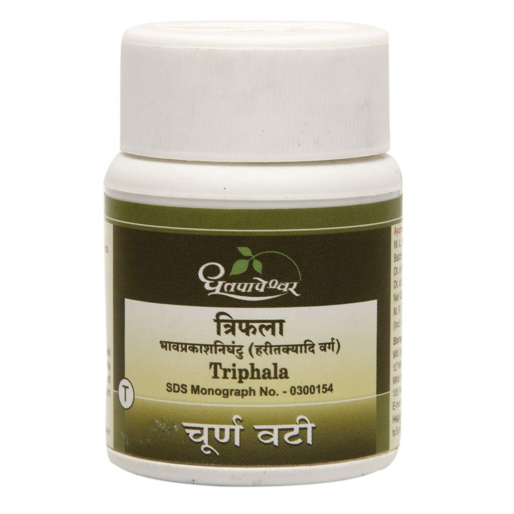 Dhootapapeshwar Triphala Choorna Vati 60 Tablets