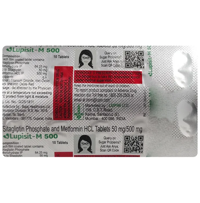 Lupisit M 50mg-500mg Tablet