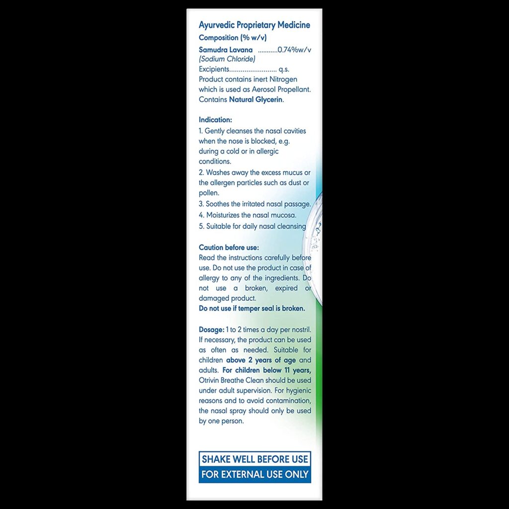 Otrivin Breathe Clean Daily Nasal Wash 3