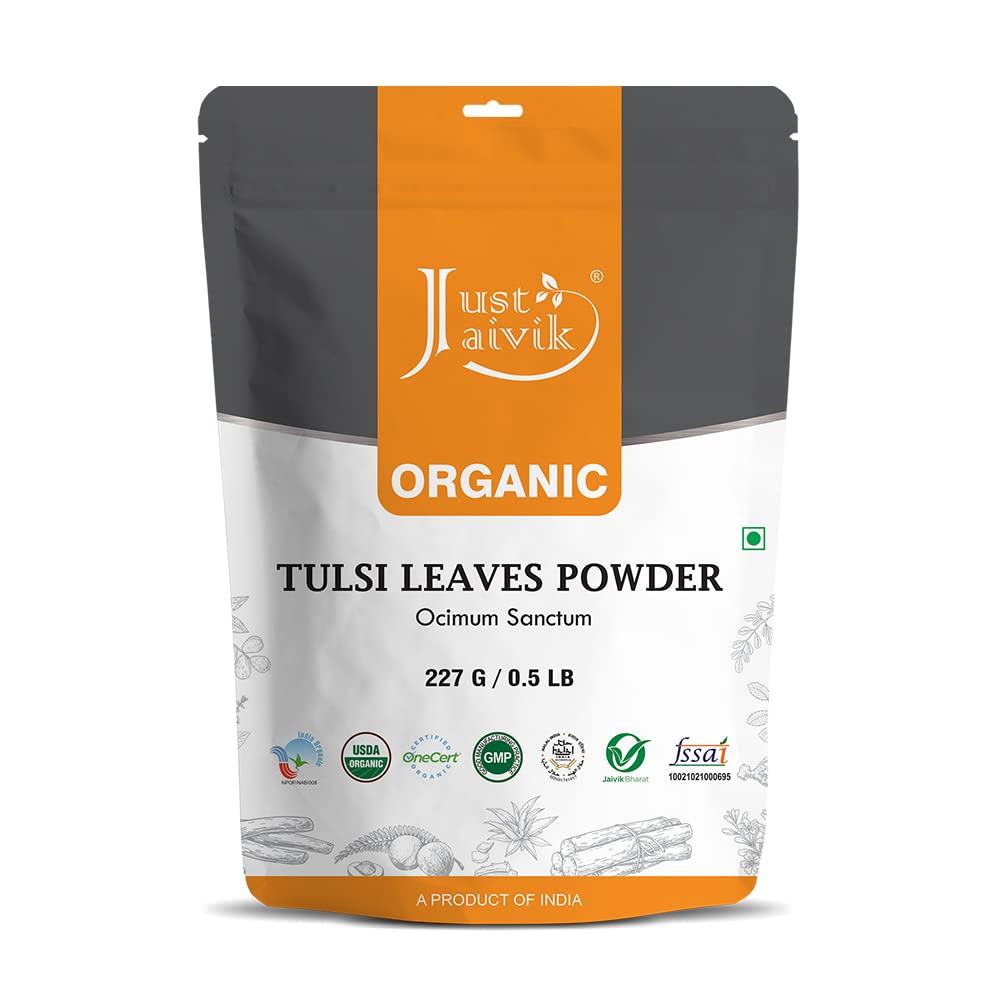 Just Jaivik Organic Tulsi Powder 1