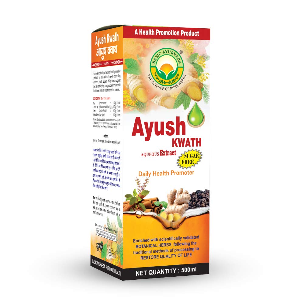 Basic Ayurveda Ayush Kwath Aqueous Extract Sugar Free 3