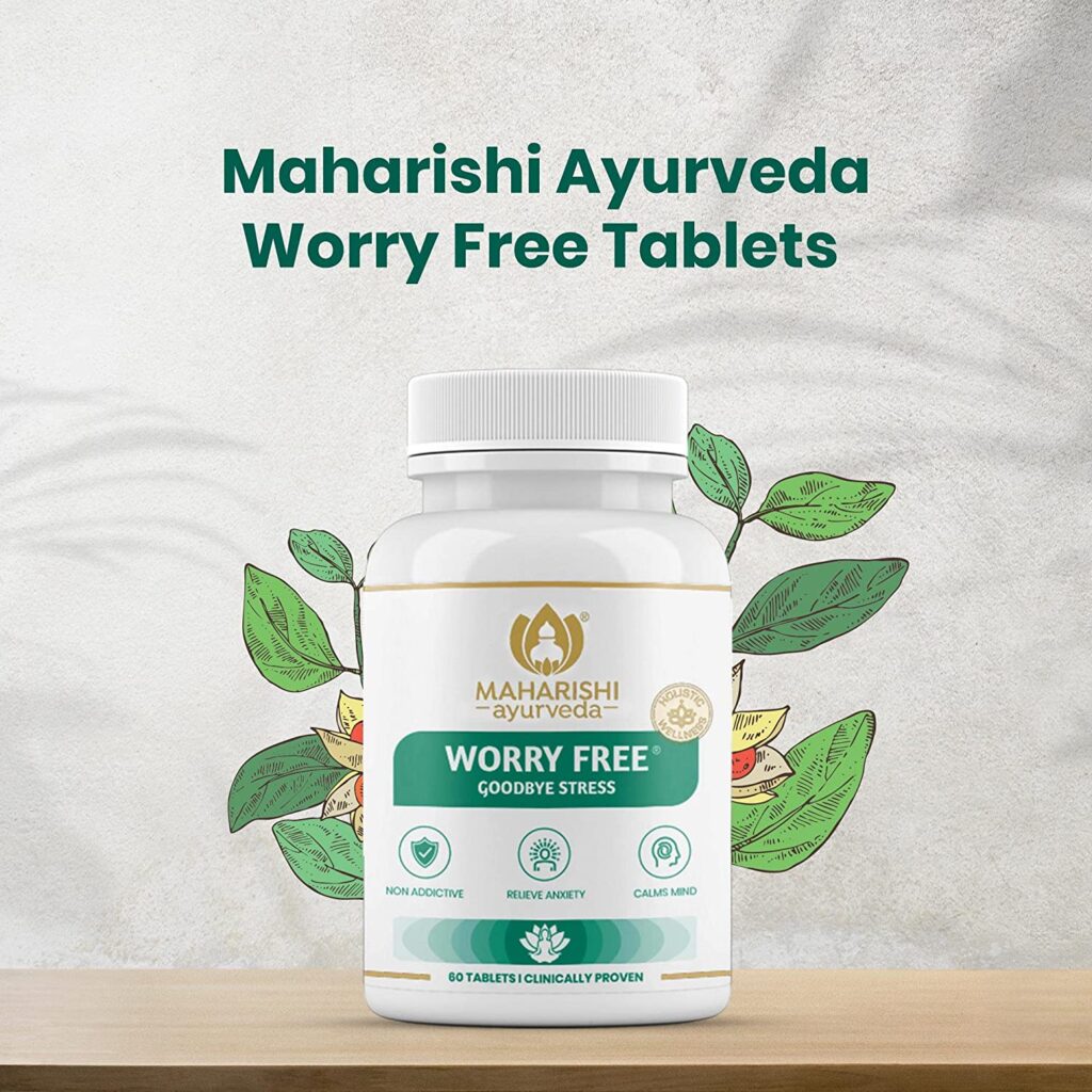 Maharishi Ayurveda Worry Free 60 Tablets 6