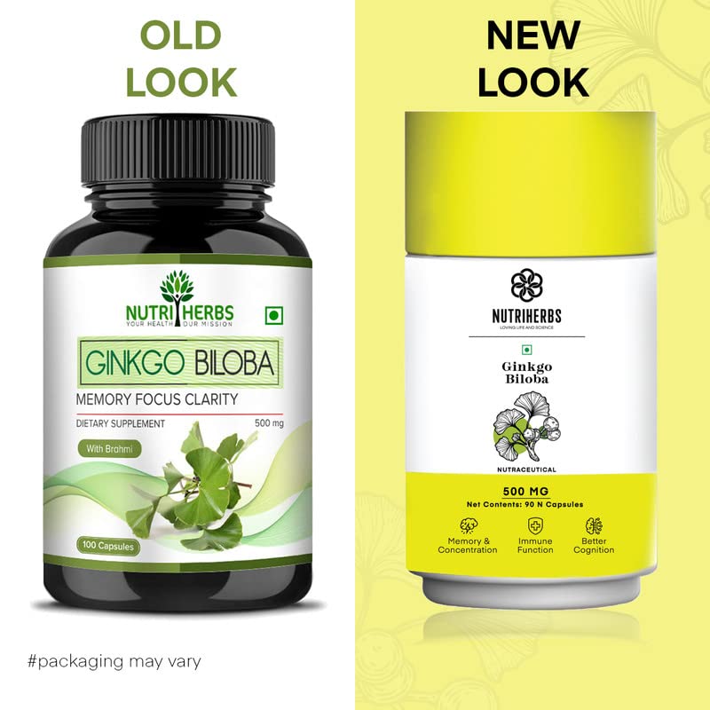 Nutriherbs Ginkgo Biloba 500mg 90 Capsules 4