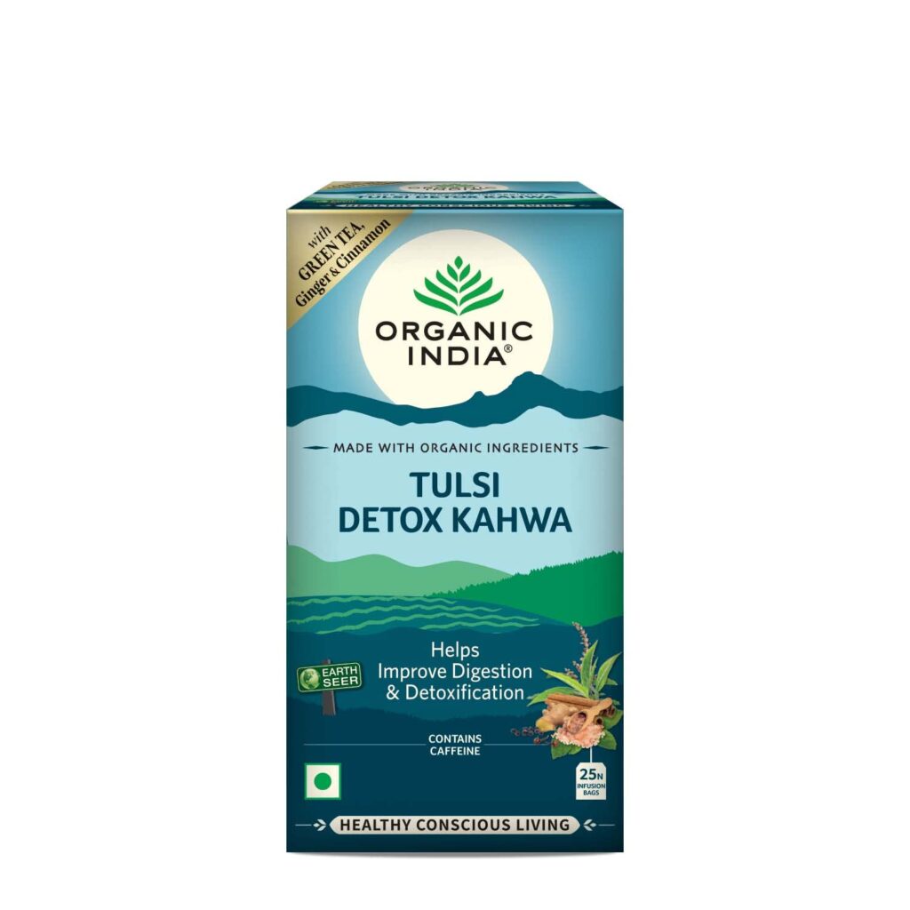 ORGANIC INDIA Tulsi Detox Kahwa 25 IB - 25 Tea Bags 1