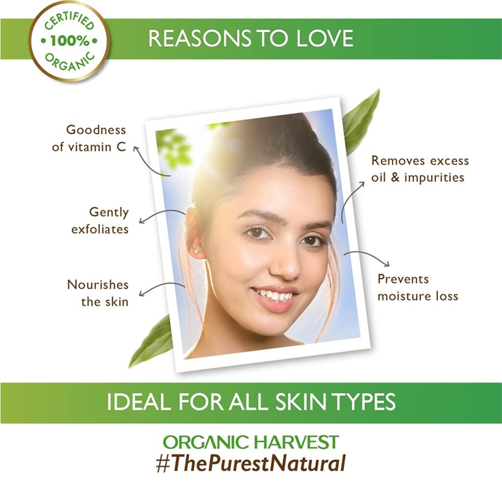 Organic Harvest 6-in-1 Face Wash 100gm 3