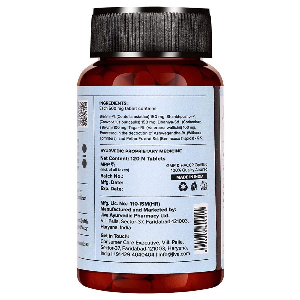 JIva Ayurveda Memorica (120 Tablets) 3